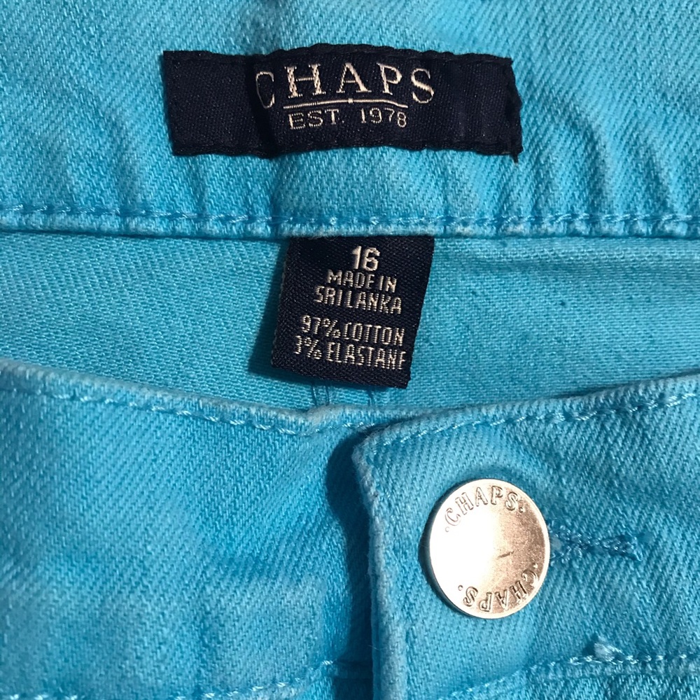 Sky blue capri pants from Chaps